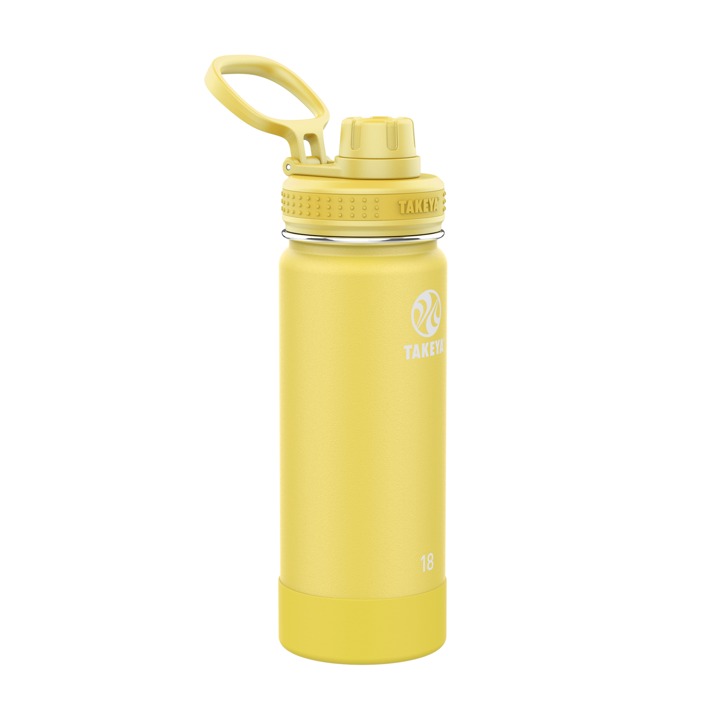 actives-water-bottle-with-spout-lid-u6 51159-Actives-Spout-18-Canary-angle.png