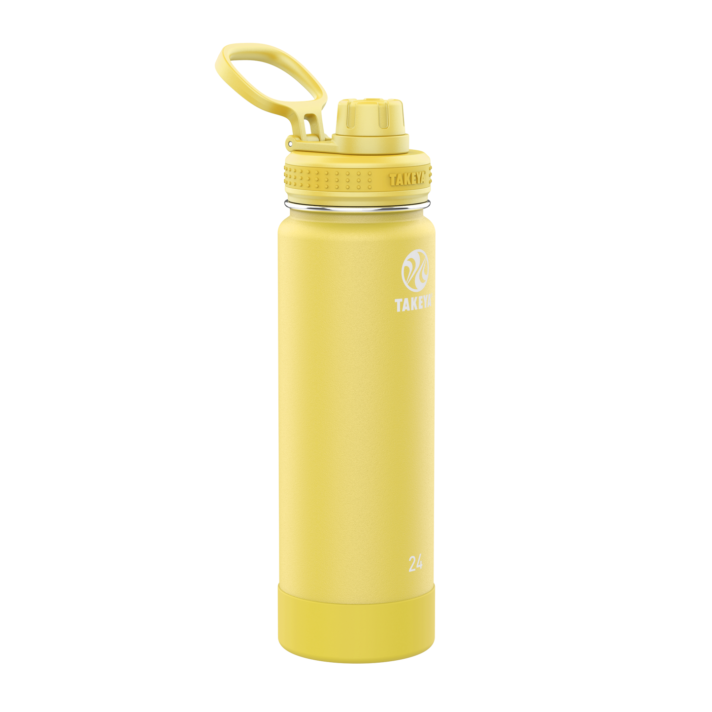 actives-water-bottle-with-spout-lid-u6 51187-Actives-Spout-24-Canary-angle.png