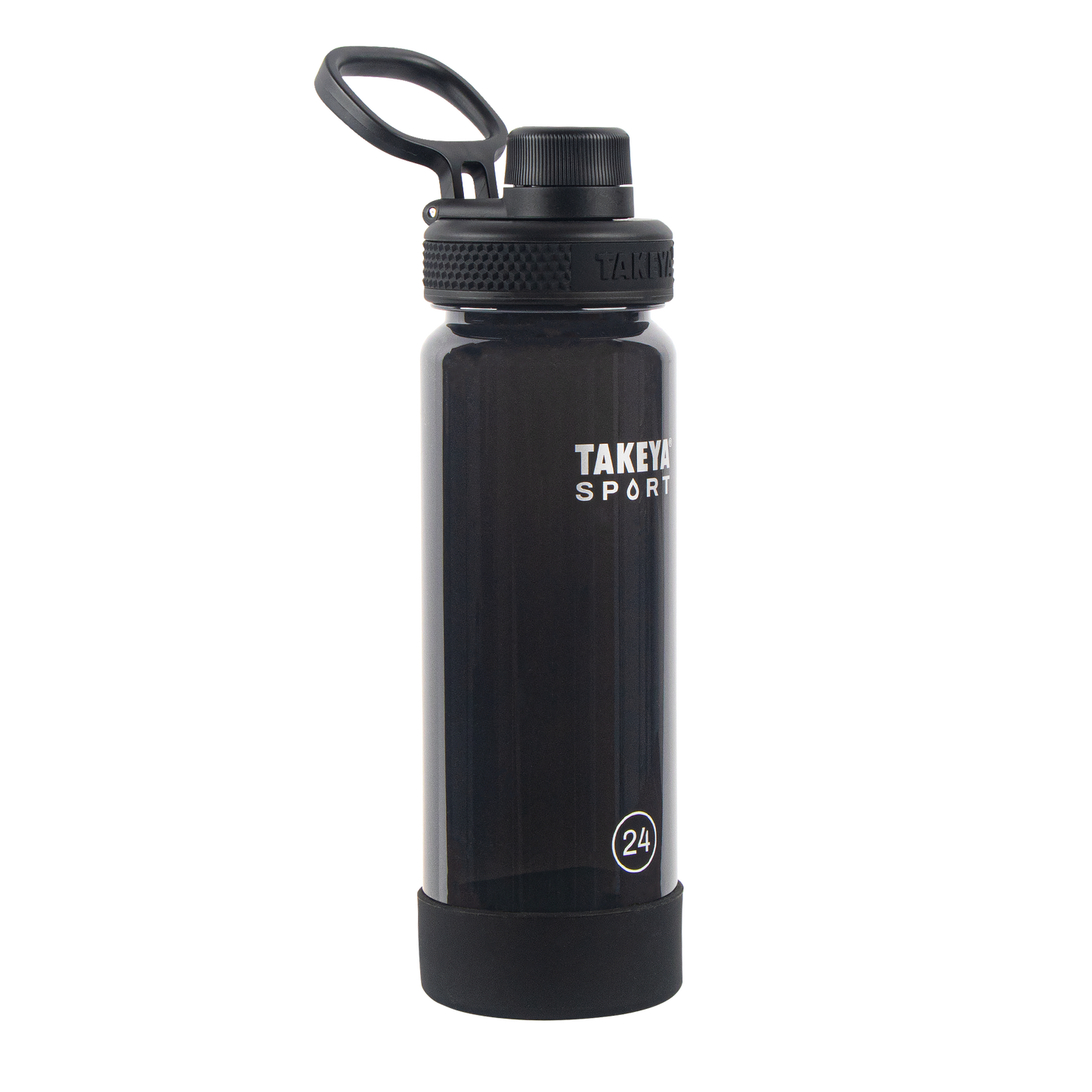tritan-sport-water-bottle-with-spout-lid-l1 51664-TKS-Tritan-Spout-24-GrandSlamBlack-frontangle.png