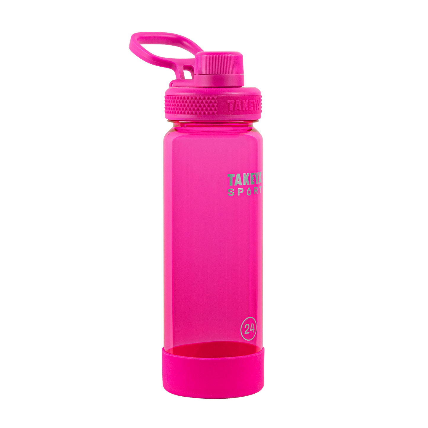 tritan-sport-water-bottle-with-spout-lid-l1 51671-TKS-Tritan-Spout-24-PinkSweep-frontangle.png
